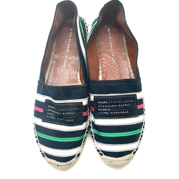 Host Pick Marc By Marc Jacobs Multicoloured Stripe Espadrilles, Size EU39/US9 - Picture 2 of 8